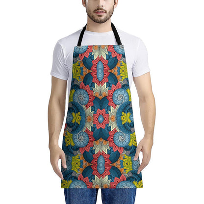 Native Tribal Bohemian Pattern Print Apron