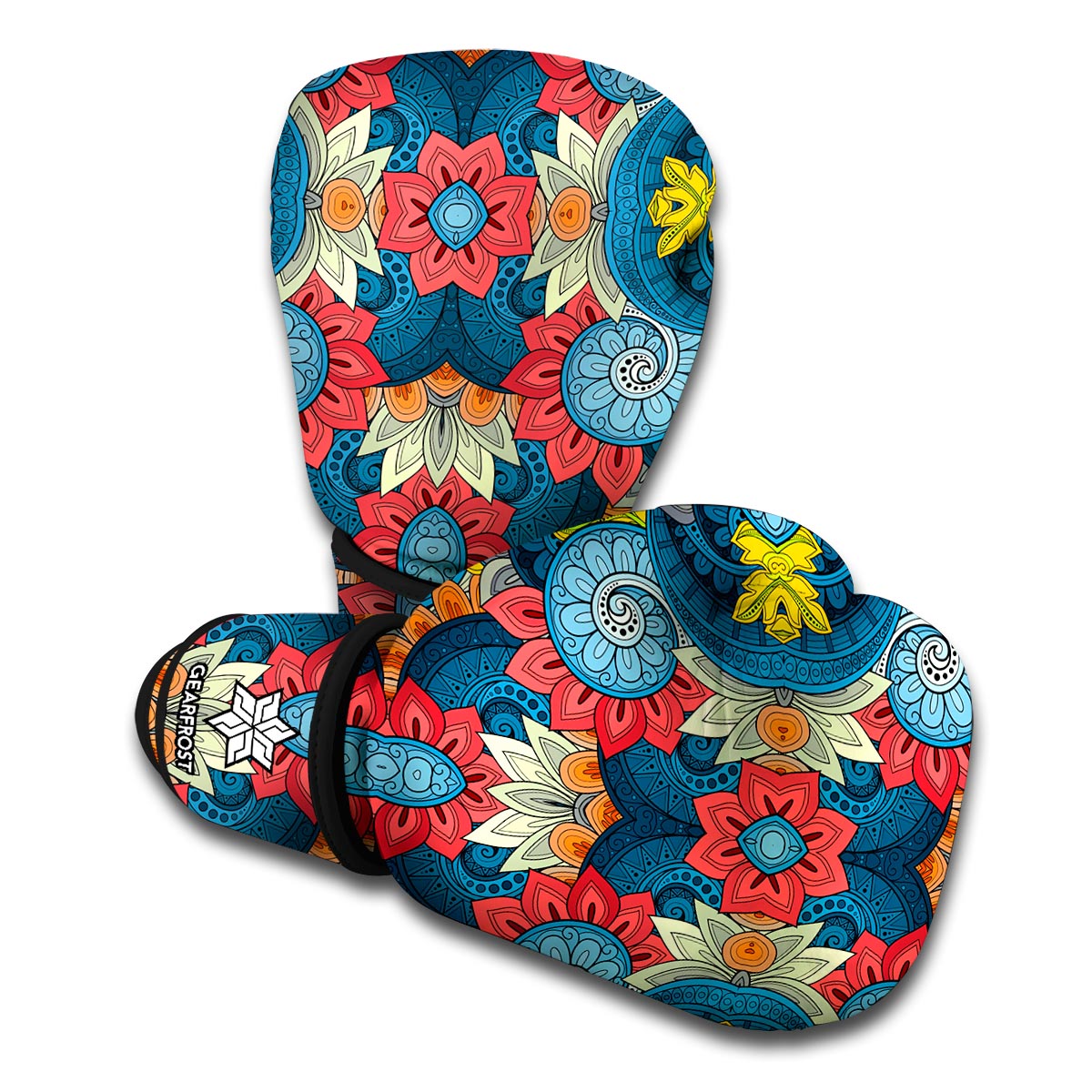 Native Tribal Bohemian Pattern Print Boxing Gloves