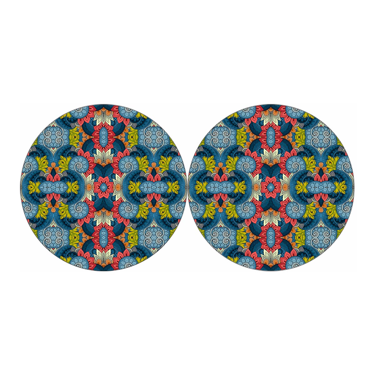 Native Tribal Bohemian Pattern Print Car Coasters