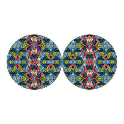 Native Tribal Bohemian Pattern Print Car Coasters