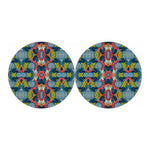 Native Tribal Bohemian Pattern Print Car Coasters