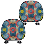 Native Tribal Bohemian Pattern Print Car Headrest Covers