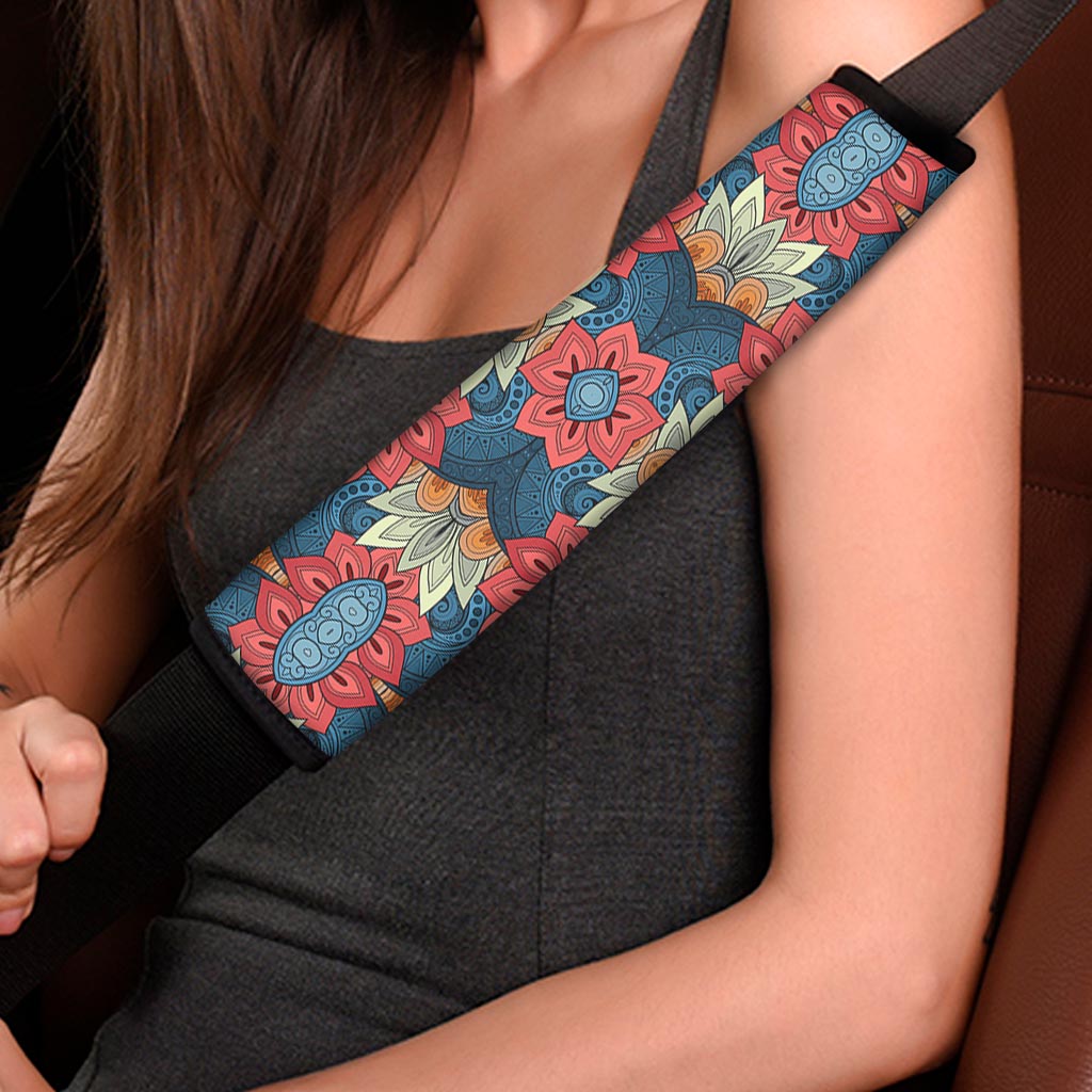Native Tribal Bohemian Pattern Print Car Seat Belt Covers