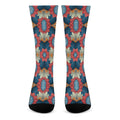 Native Tribal Bohemian Pattern Print Crew Socks