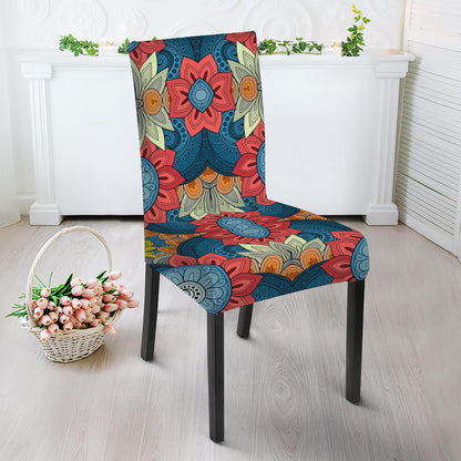Native Tribal Bohemian Pattern Print Dining Chair Slipcover