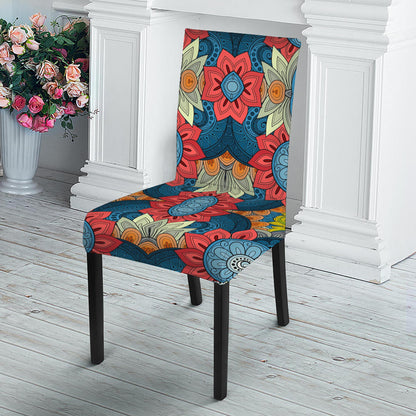 Native Tribal Bohemian Pattern Print Dining Chair Slipcover