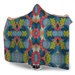 Native Tribal Bohemian Pattern Print Hooded Blanket