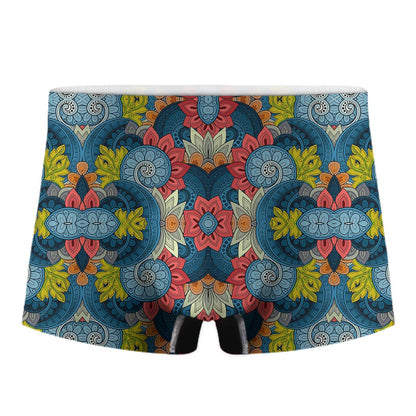Native Tribal Bohemian Pattern Print Men's Boxer Briefs