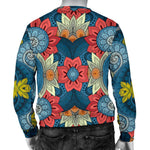 Native Tribal Bohemian Pattern Print Men's Crewneck Sweatshirt GearFrost