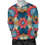 Native Tribal Bohemian Pattern Print Men's Crewneck Sweatshirt GearFrost