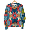 Native Tribal Bohemian Pattern Print Men's Crewneck Sweatshirt GearFrost