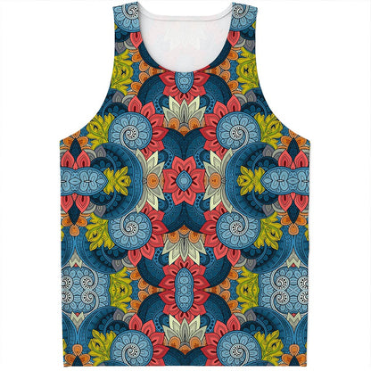 Native Tribal Bohemian Pattern Print Men's Tank Top