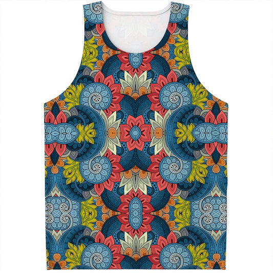 Native Tribal Bohemian Pattern Print Men's Tank Top