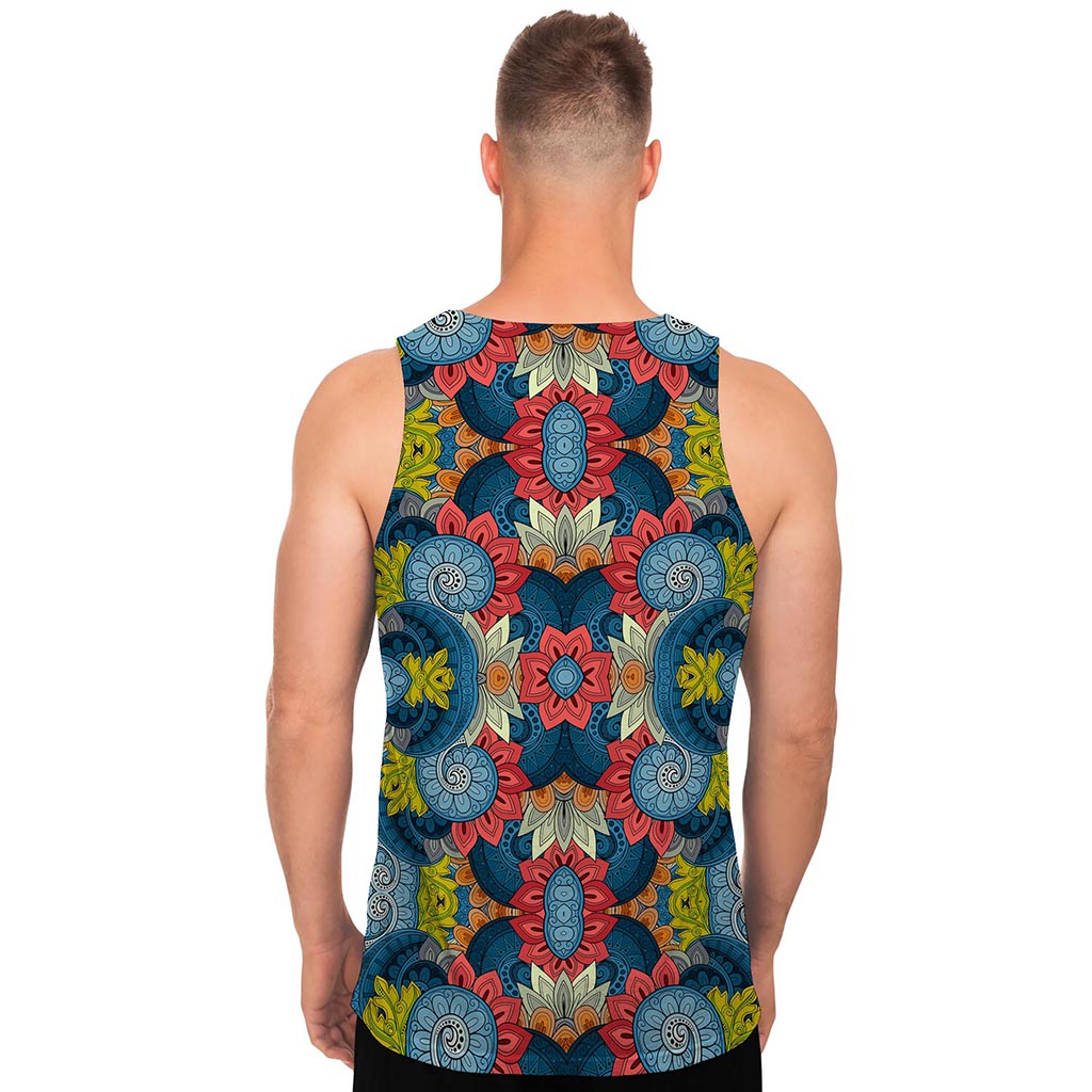 Native Tribal Bohemian Pattern Print Men's Tank Top