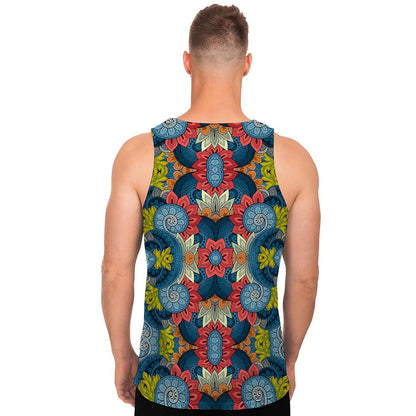 Native Tribal Bohemian Pattern Print Men's Tank Top