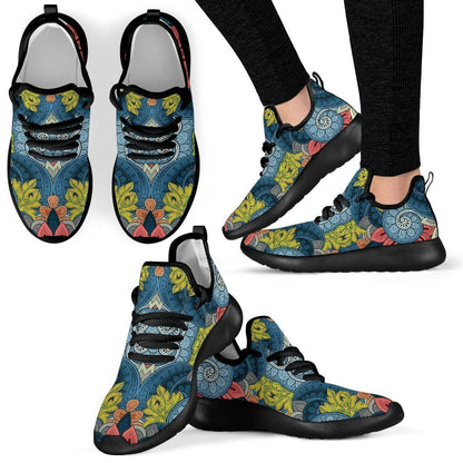 Native Tribal Bohemian Pattern Print Mesh Knit Shoes GearFrost