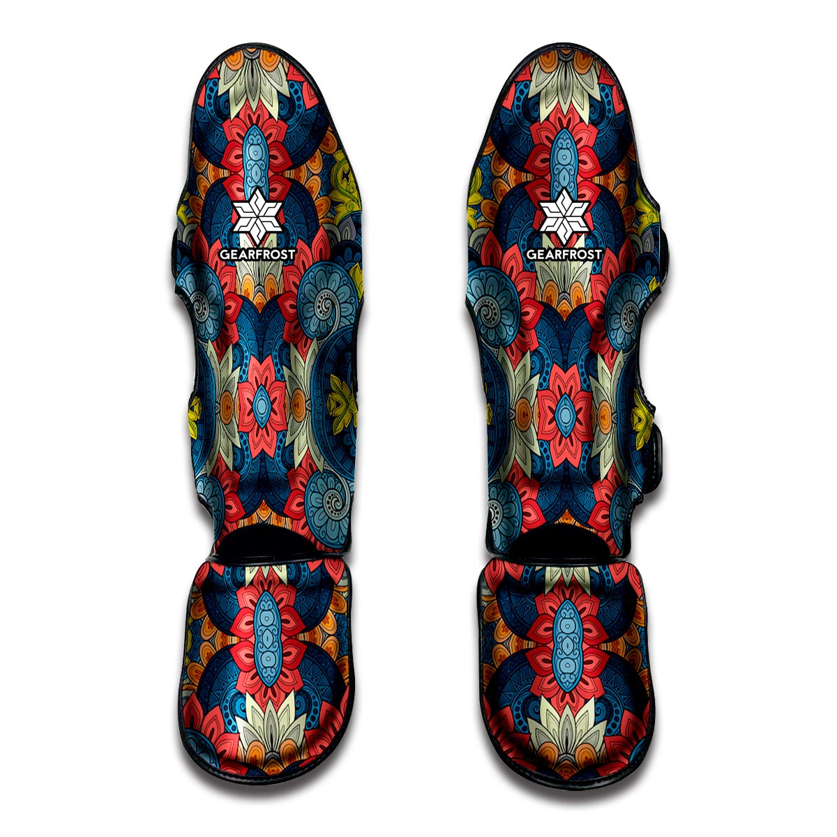 Native Tribal Bohemian Pattern Print Muay Thai Shin Guard