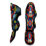 Native Tribal Bohemian Pattern Print Muay Thai Shin Guard