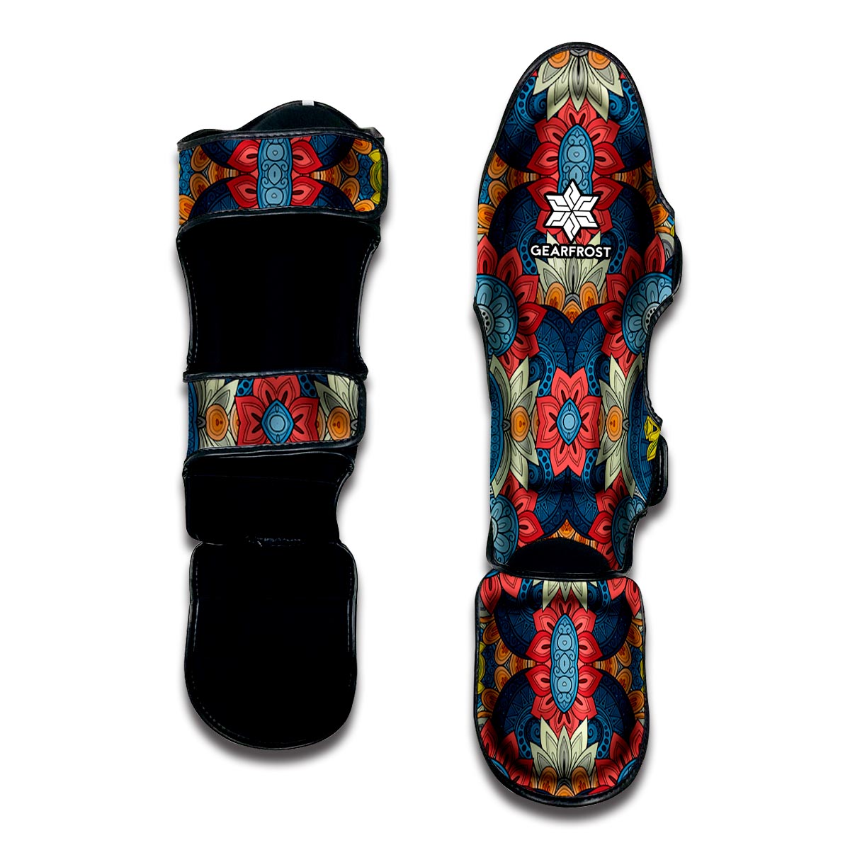 Native Tribal Bohemian Pattern Print Muay Thai Shin Guard