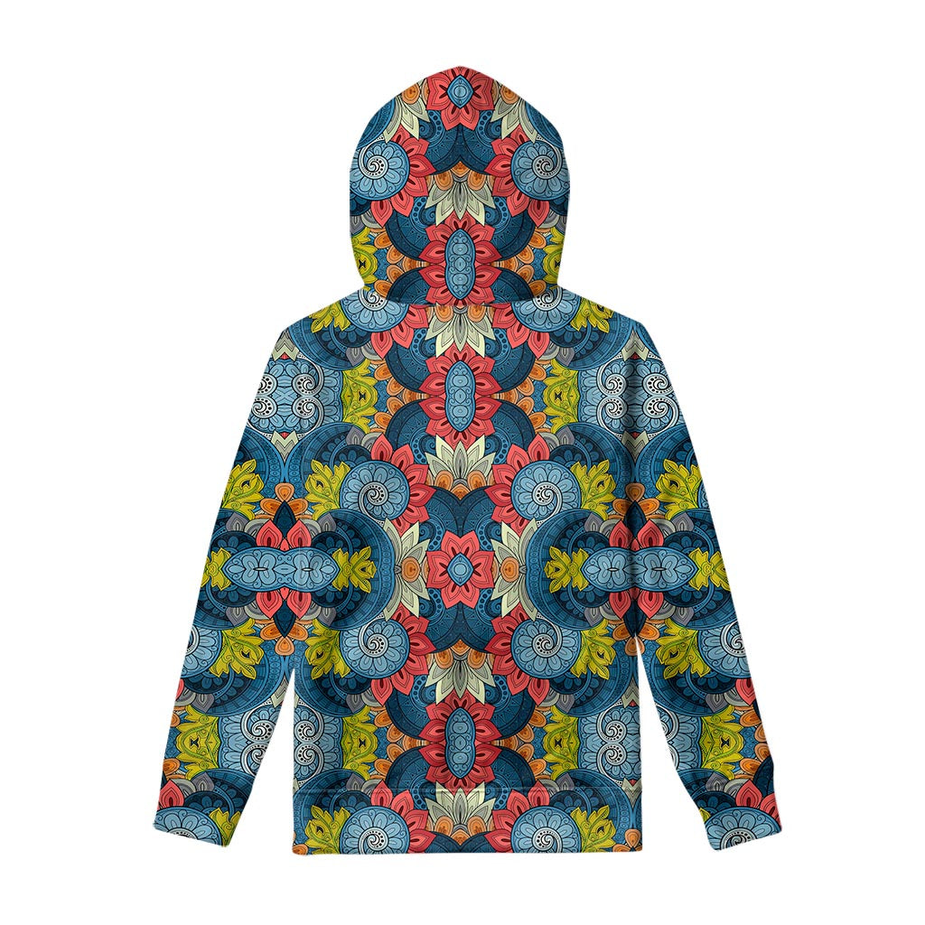 Native Tribal Bohemian Pattern Print Pullover Hoodie