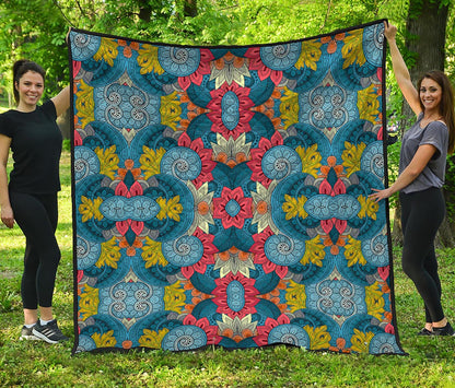 Native Tribal Bohemian Pattern Print Quilt