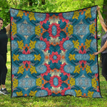 Native Tribal Bohemian Pattern Print Quilt