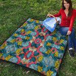 Native Tribal Bohemian Pattern Print Quilt