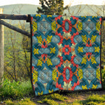 Native Tribal Bohemian Pattern Print Quilt