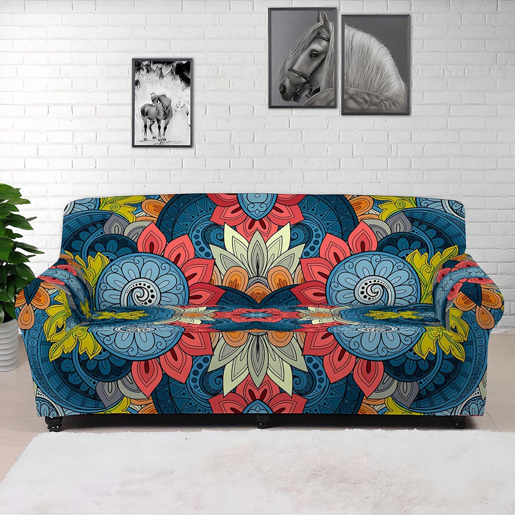 Native Tribal Bohemian Pattern Print Sofa Cover