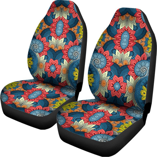 Native Tribal Bohemian Pattern Print Universal Fit Car Seat Covers