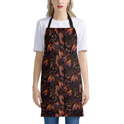 Native Tribal Dream Catcher Print Apron