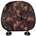 Native Tribal Dream Catcher Print Car Headrest Covers