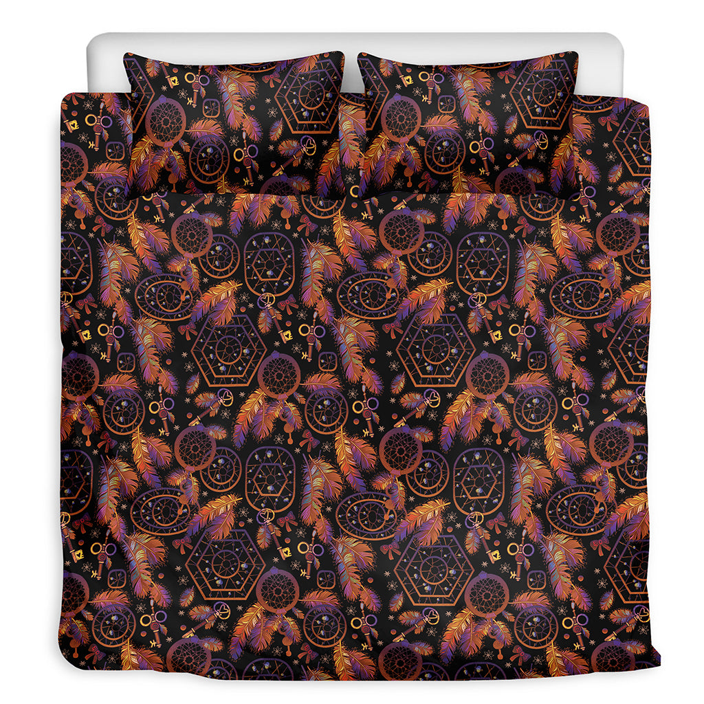 Native Tribal Dream Catcher Print Duvet Cover Bedding Set