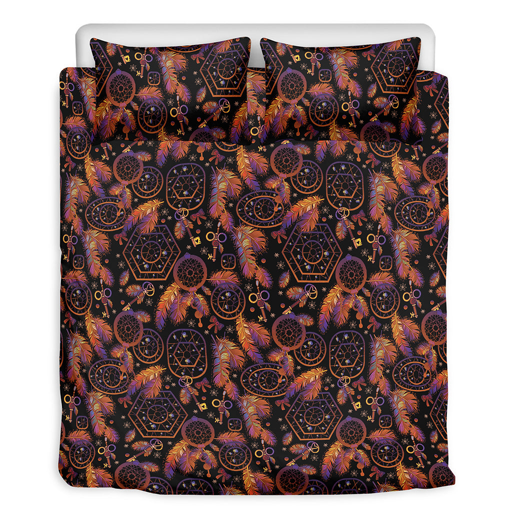 Native Tribal Dream Catcher Print Duvet Cover Bedding Set