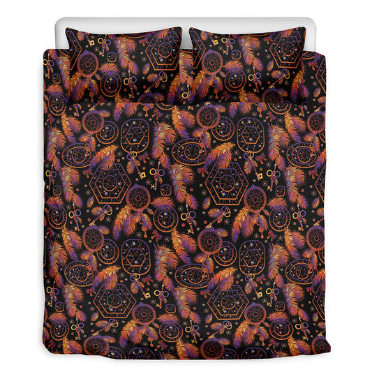 Native Tribal Dream Catcher Print Duvet Cover Bedding Set