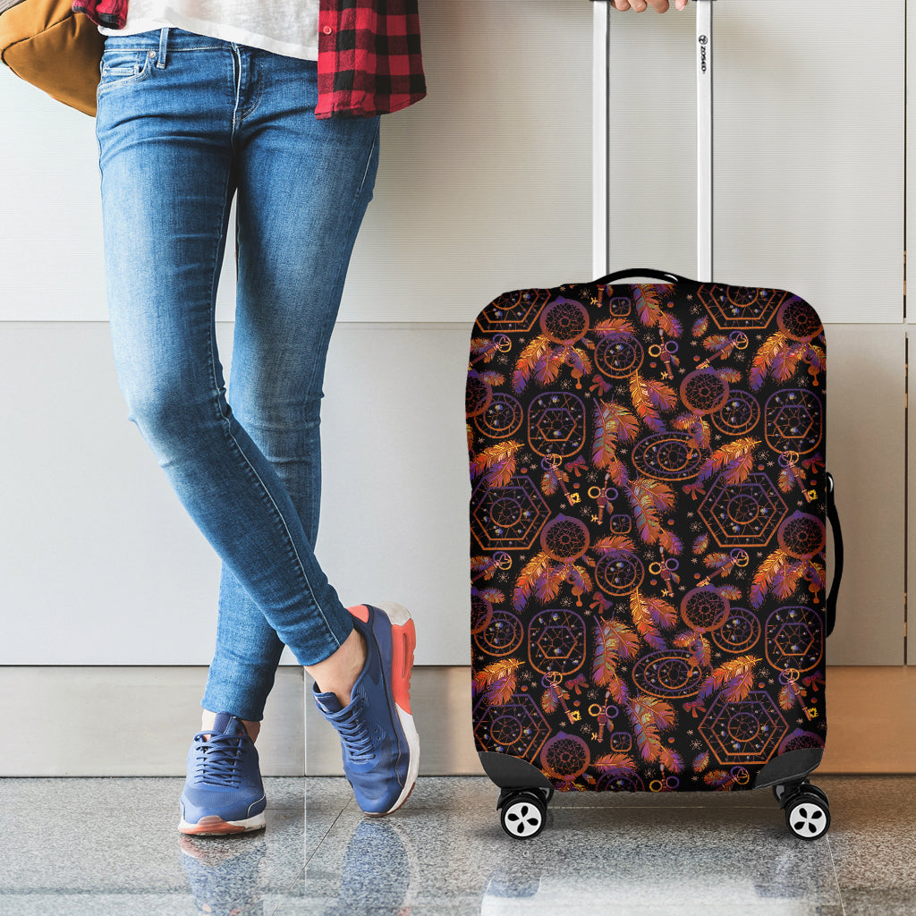 Native Tribal Dream Catcher Print Luggage Cover