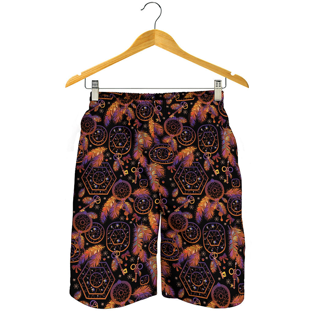 Native Tribal Dream Catcher Print Men's Shorts