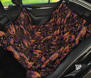 Native Tribal Dream Catcher Print Pet Car Back Seat Cover