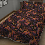 Native Tribal Dream Catcher Print Quilt Bed Set
