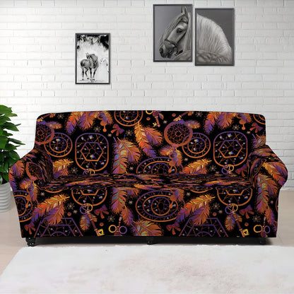 Native Tribal Dream Catcher Print Sofa Cover