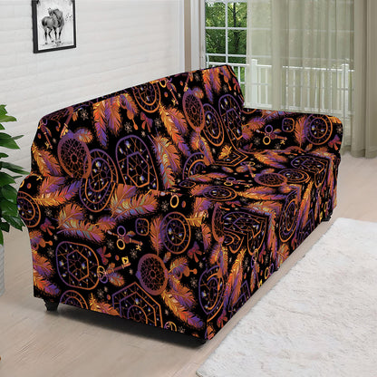 Native Tribal Dream Catcher Print Sofa Cover