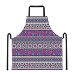 Native Tribal Ethnic Rose Pattern Print Apron