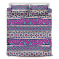 Native Tribal Ethnic Rose Pattern Print Duvet Cover Bedding Set