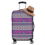 Native Tribal Ethnic Rose Pattern Print Luggage Cover