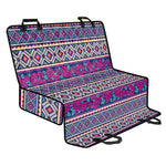 Native Tribal Ethnic Rose Pattern Print Pet Car Back Seat Cover