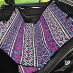 Native Tribal Ethnic Rose Pattern Print Pet Car Back Seat Cover