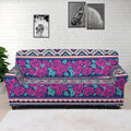 Native Tribal Ethnic Rose Pattern Print Sofa Cover