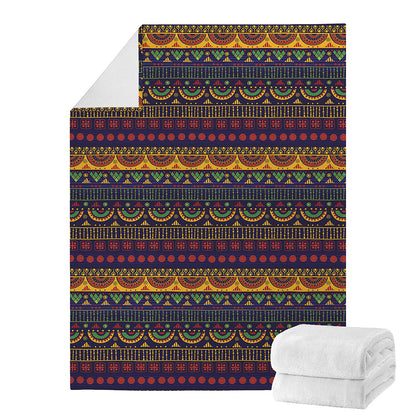 Native Tribal Indian Pattern Print Blanket