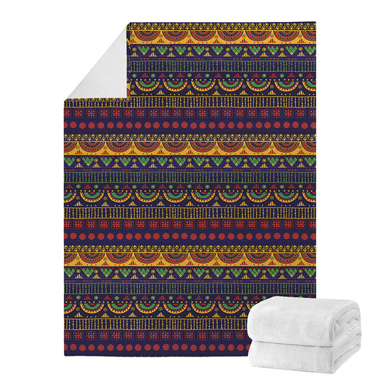 Native Tribal Indian Pattern Print Blanket
