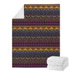 Native Tribal Indian Pattern Print Blanket